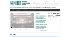 Desktop Screenshot of intgovforum.org